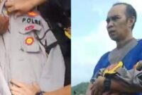 Seorang polisi di Tempeh, Kabupaten Lumajang, menjadi perbincangan hangat warganet.