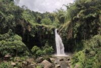 Air Terjun Jaran Goyang di Desa Guyangan, Kabupaten Probolinggo.